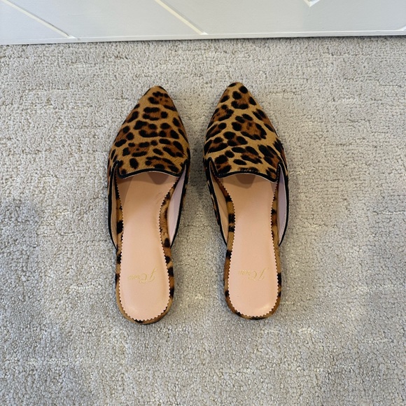 J Crew :: Cheetah Pointed Toe Slide - Picture 7 of 8